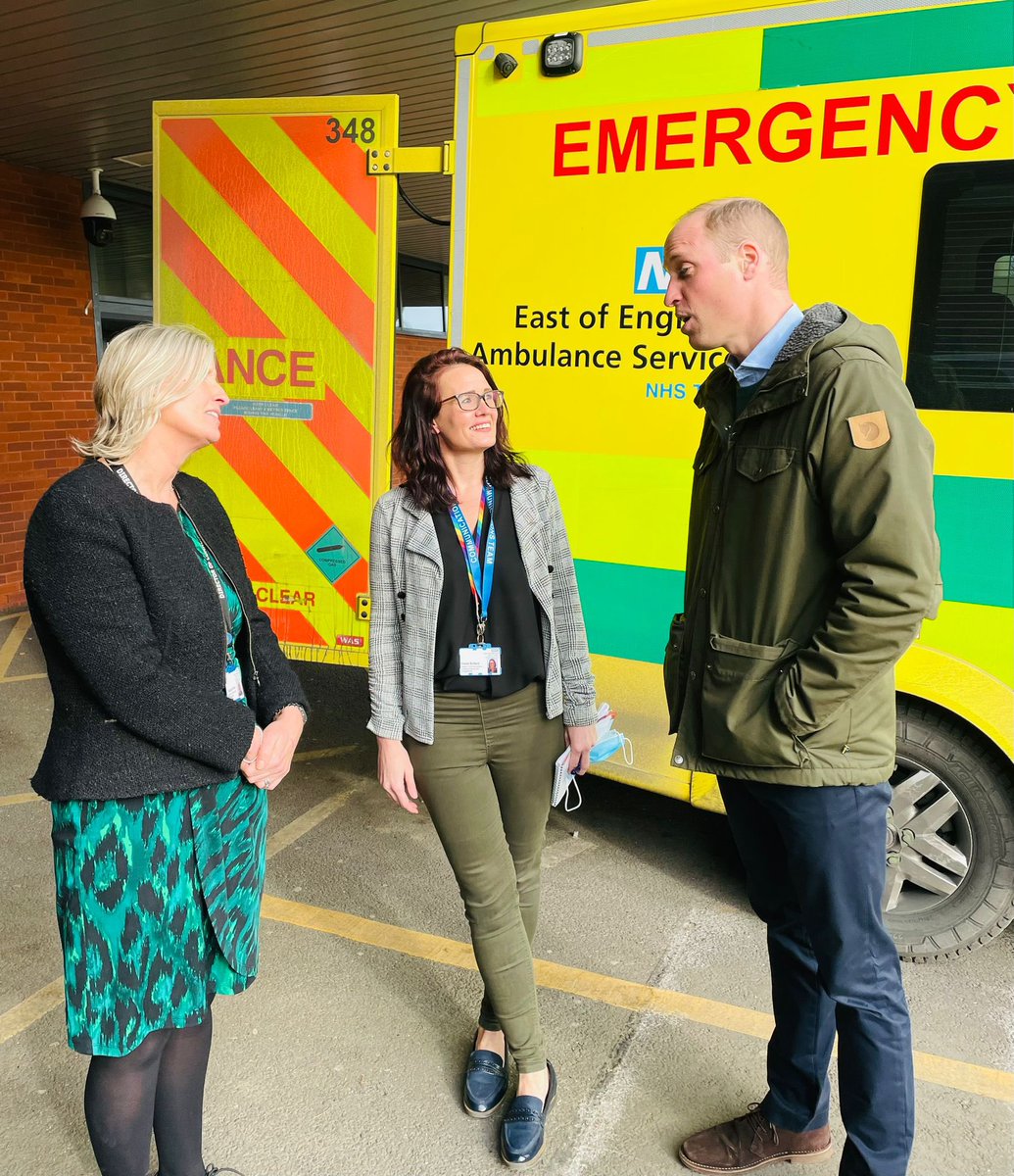 It’s not every day you find out at 8.30am that the future king is arriving on your patch that morning!! 

A memorable day in #NHSComms and great to spend the day with local ambulance crews for a change as well as hospital staff. 

@RebeccaDriver20 @JemmaVarela