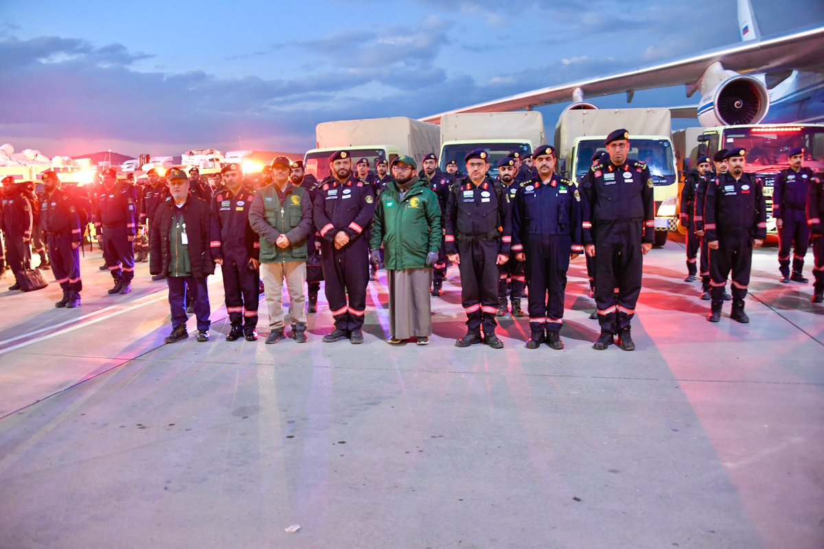 KSrelief on Twitter "The Saudi Search & Rescue Team arrives in Turkey
