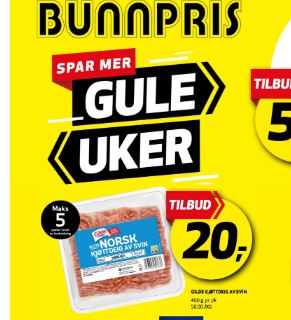 ke_twitt's tweet photo. @tiderpenger Denne uken på bunnpris, 400 gram :-) https://t.co/EzeVUUewKy