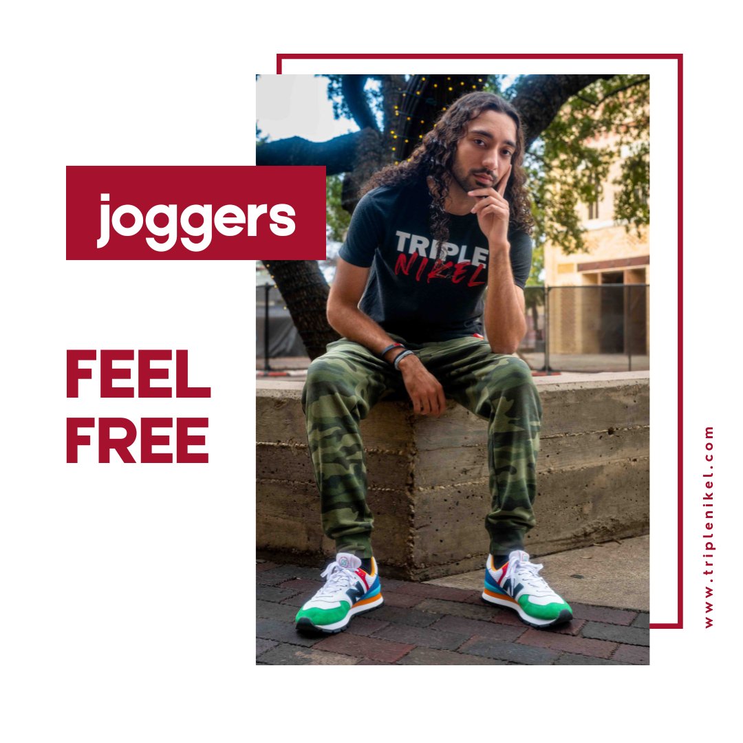 The new woodland camo fleece jogger.  Feel Free - Be Inspired

#joggers #hoodies #apparel #fashion #camo #hiphopfashion #hiphop #wearetriplenikel #triplenikel555