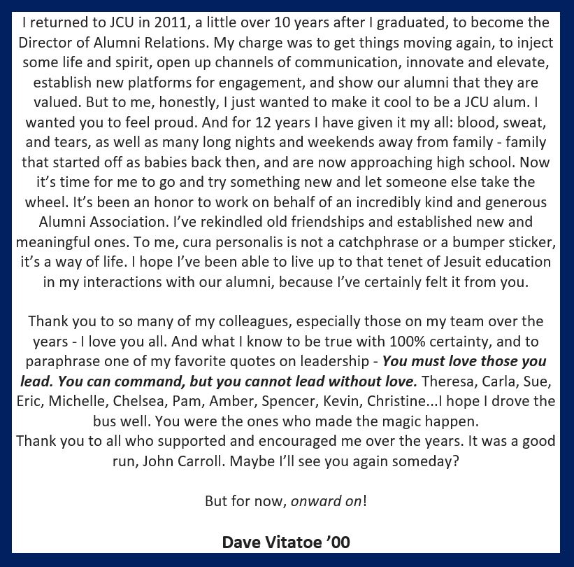 JCU Alumni Director tweet media