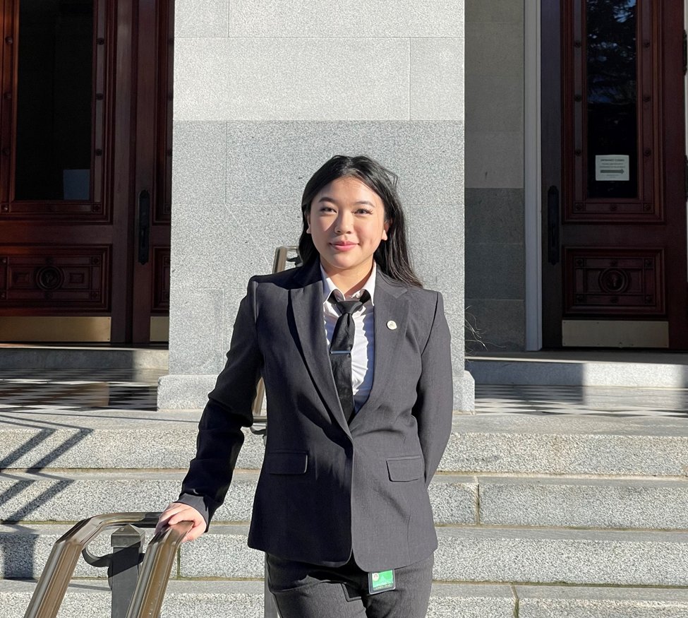 Ms. Vanna Hoang, our newest intern, is a 1st gen student and the oldest daughter of immigrants following the Vietnamese War. She is currently finishing her B.A. in Pol Sci at @SacCityCollege and aims to create an international non-profit that provides free education.