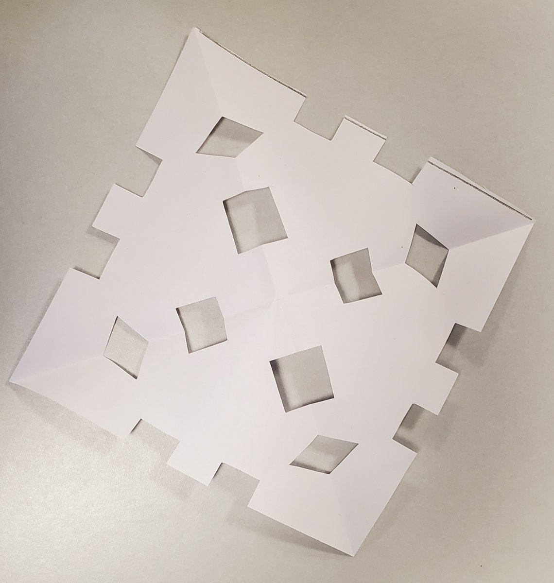 Profe_Robinson's tweet photo. In K-2, we followed directions with shapes to make snowflakes, sang and moved to this song: https://t.co/Av1BVtMQRu and read the book Copito. In both the book and song, we had lots of opportunities to hear and say the names of body parts again. https://t.co/R62vTev9K7