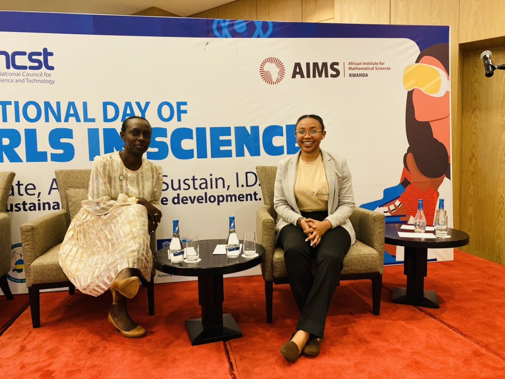 vestine_uwase's tweet photo. What a great pleasure it was today to celebrate the International Day of Women and Girls in Science with #NCST #MIGEPROF #RAWISE
#aims #OSWDRwandanationalchapter #PowerHerRwanda,#Nyerekatech. https://t.co/mYfo2EoMns