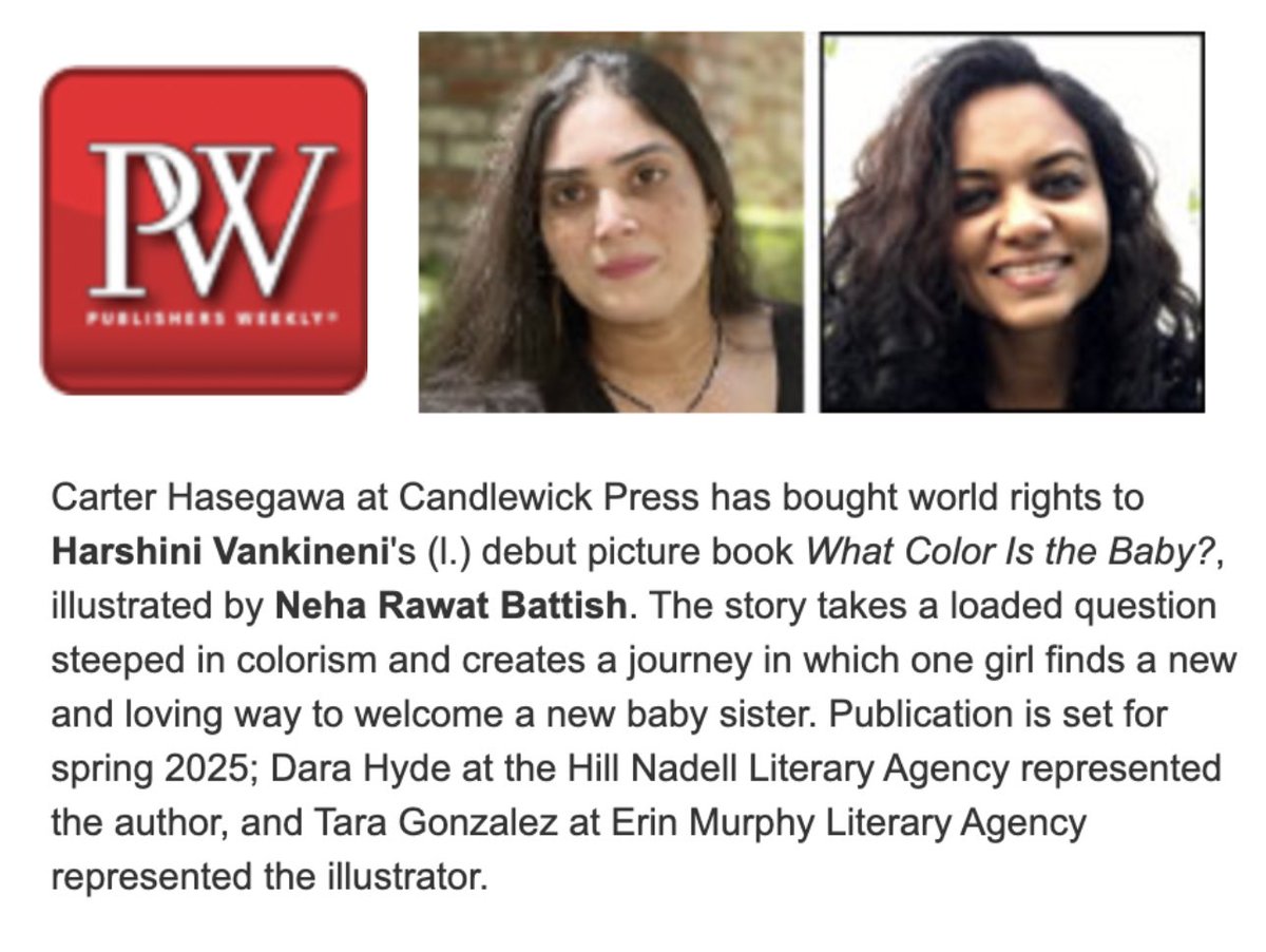 And here is my PW clip 💖

#PictureBook #childrensbook #kidlit #bookdeal #bookannouncement #kidlitart #debutbook