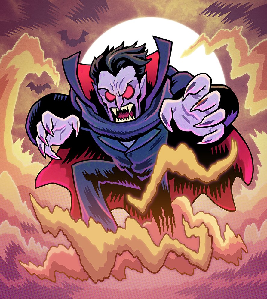 「Bringing on the bad guys for  」|Dan Hippのイラスト