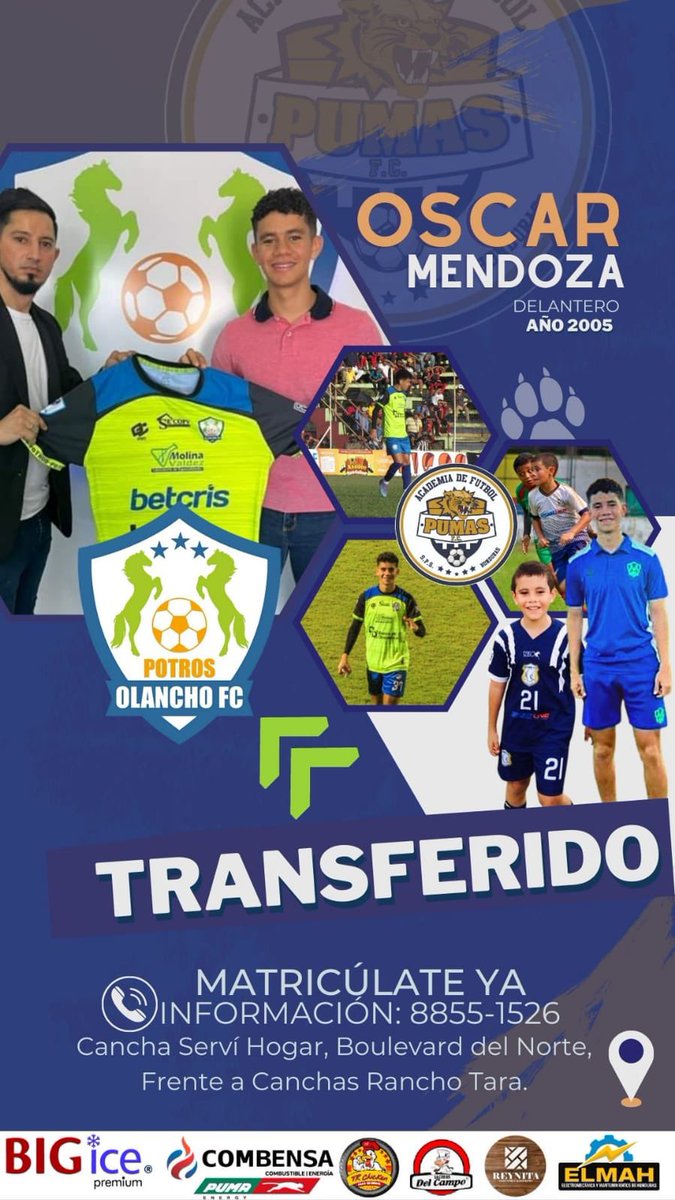 cristobalbu's tweet photo. Nos sentimos Orgullo del Trabajo que se vienen haciendo con todos nuestros jovenes en su etapa formativa en @academiapumasfc . @OlanchoFCPotros @manfredooficial @DiarioDiezHn @DeportesTVC @JorgeRdeportes https://t.co/EbhQwsaHtS