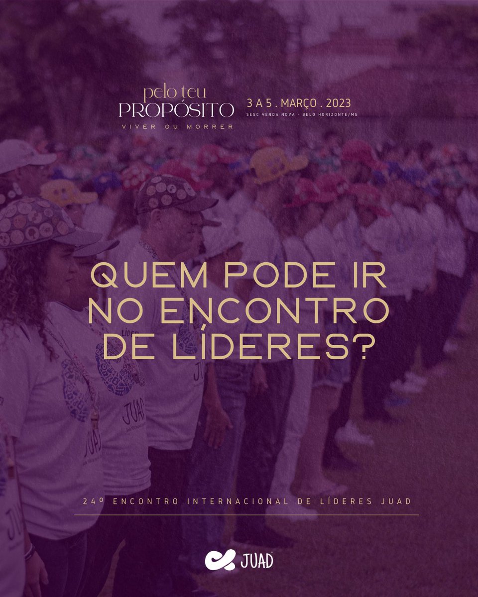 JUADGlobal's tweet photo. Se você fez o curso e está atuando em sua base é nosso convidado! E você sabia que todas as bases são instruídas a enviar ao menos um representante para o Encontro de Líderes? É algo muuuuuuito importante, deu pra perceber, né? Ainda dá tempo de pegar o último lote de inscrições! https://t.co/qTaBHSgRcV