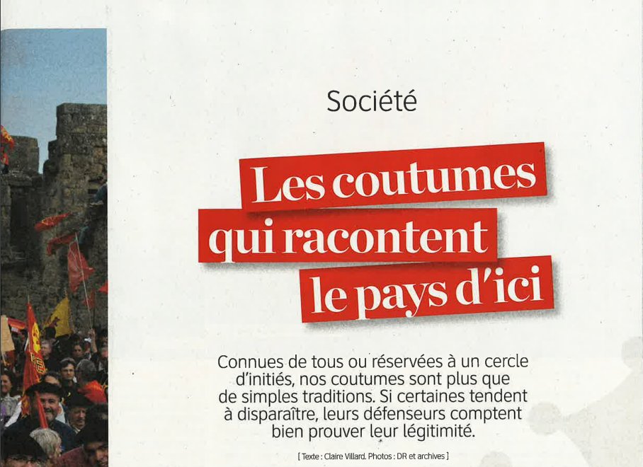 InstitutDusages's tweet photo. Le supplément dominical du Midi Libre du 7 février 2023 met les coutumes d’Occitanie et notamment celles de la Faculté de Droit de Montpellier à la une.
@villedesete @TourismeSete @VilledePezenas @pezenasinside @Faculte_DSP_UM 
https://t.co/Q5p60Cz8ai https://t.co/oW8x0bkStz