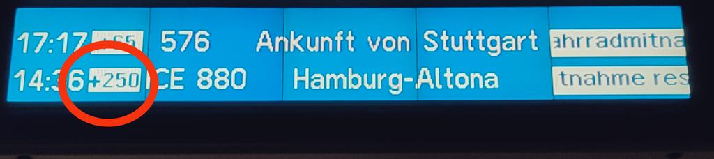 Heimfahrt von <a href="/DGPH_DE/">DGPH</a> mit 250 min Verspätung .... Trotzdem ein runder Tag