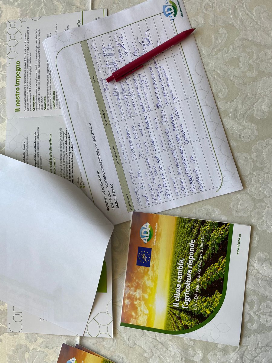 CristianMaretti's tweet photo. Prosegue lo sviluppo della comunità di #lifeADA in Veneto al XII congresso di @LegacoopVeneto
Tante cooperarive, i soci agricoltori e gli stakeholder incontrati per promuovere una agricoltura capace di rispondere in modo innovativo e sostenibile ai cambiamenti climatici in atto. https://t.co/N5xkYExQjU