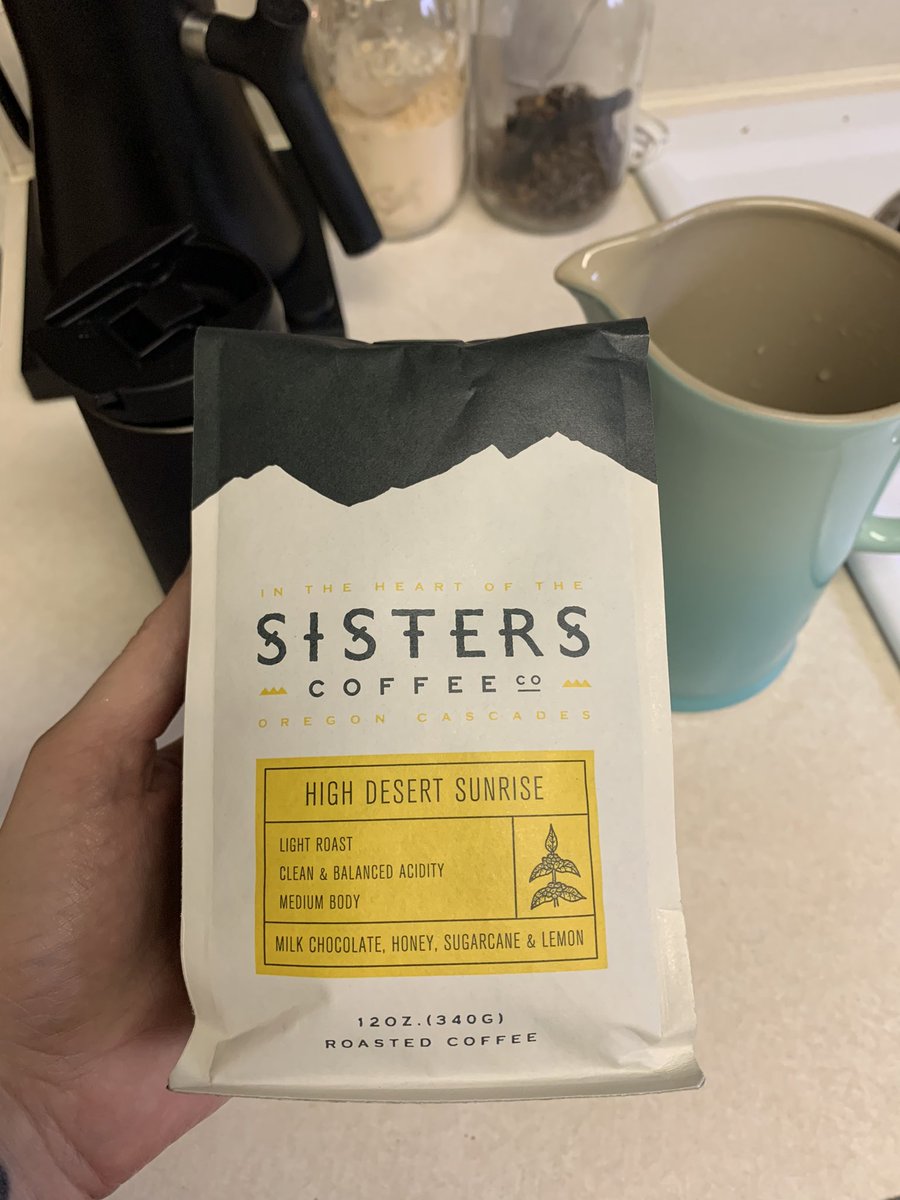 JulesErickson's tweet photo. Loving this roast from @SistersCoffee https://t.co/THNUUIqoUG