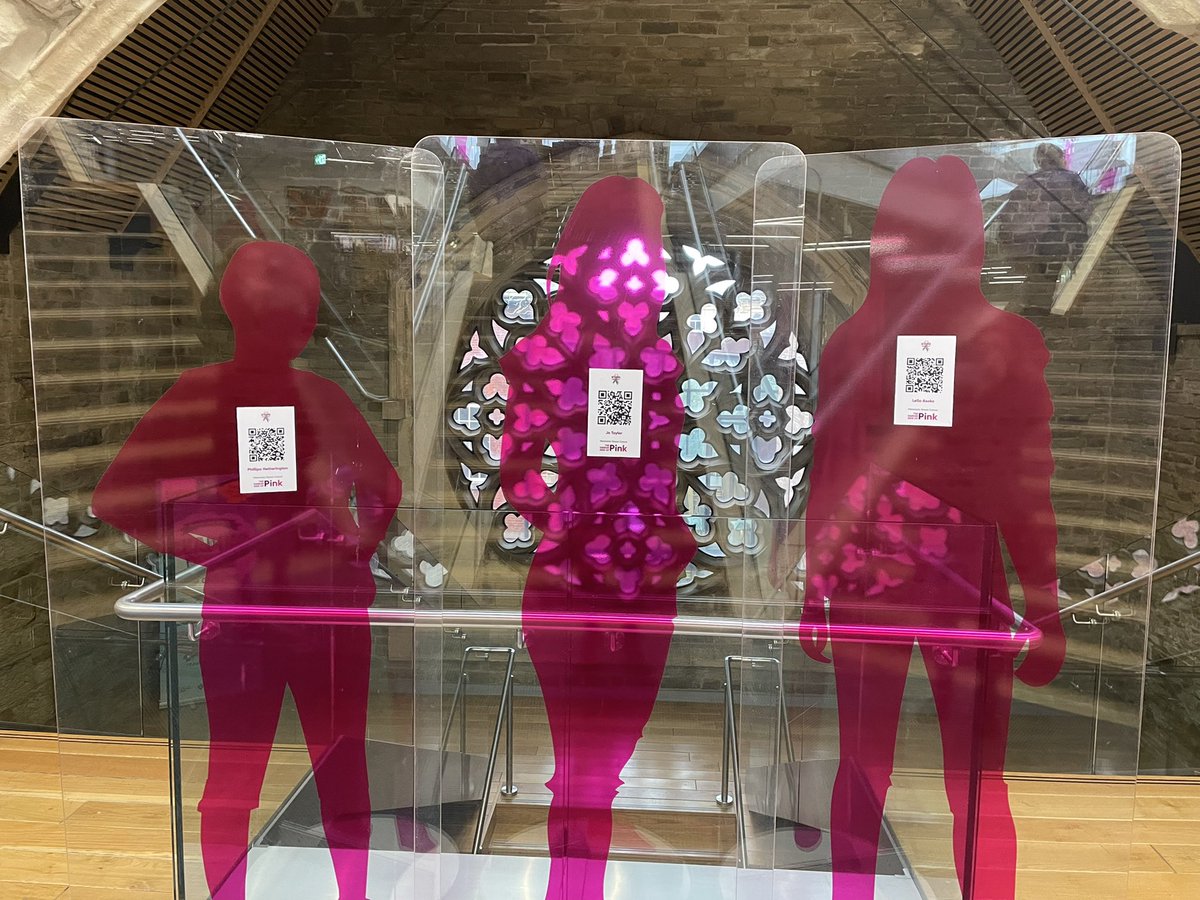HollyLynch5's tweet photo. Thanks to @abcdiagnosis founder Jo Taylor who spoke incredibly powerfully at the launch of #TheDarkerSideOfPink exhibition today raising awareness of metastatic breast cancer. Pls do visit the exhibition at #HalifaxCentralLibrary to learn more. I’ll be asking key Qs in Parliament https://t.co/QMuGNLoqVR