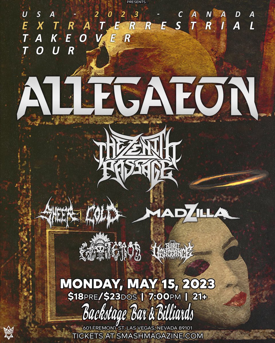 Here's 2 flyers to upcoming Sheer Cold shows. Which one would you rather go to?!