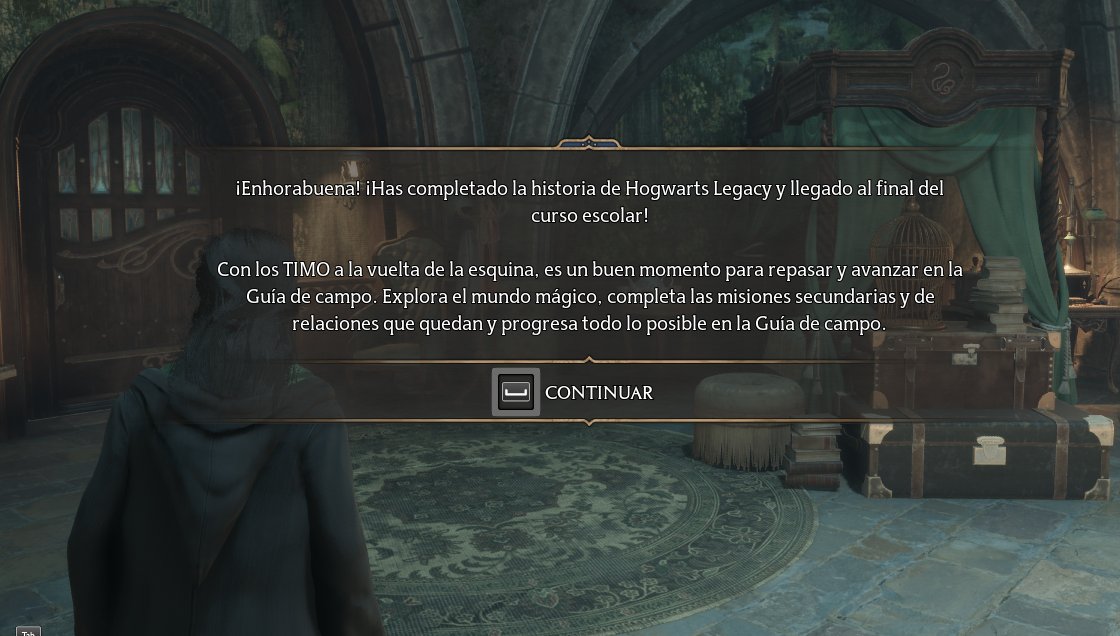 Pues ya estaría! Tengo que decir que hacía mucho tiempo que no disfrutaba tanto un juego!❤️ Ahora a descubrir todos los secretos!🤭#HogwartsLegacy