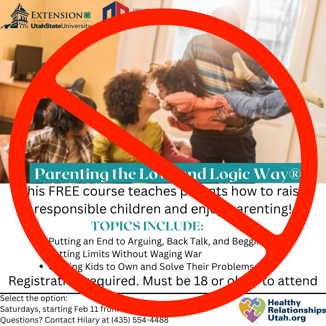 SmithfieldLib's tweet photo. Love and Logic, the parenting, class has been cancelled. We do not have enough registrations to hold it at this time. We will try again another time. https://t.co/useQnJLHpm