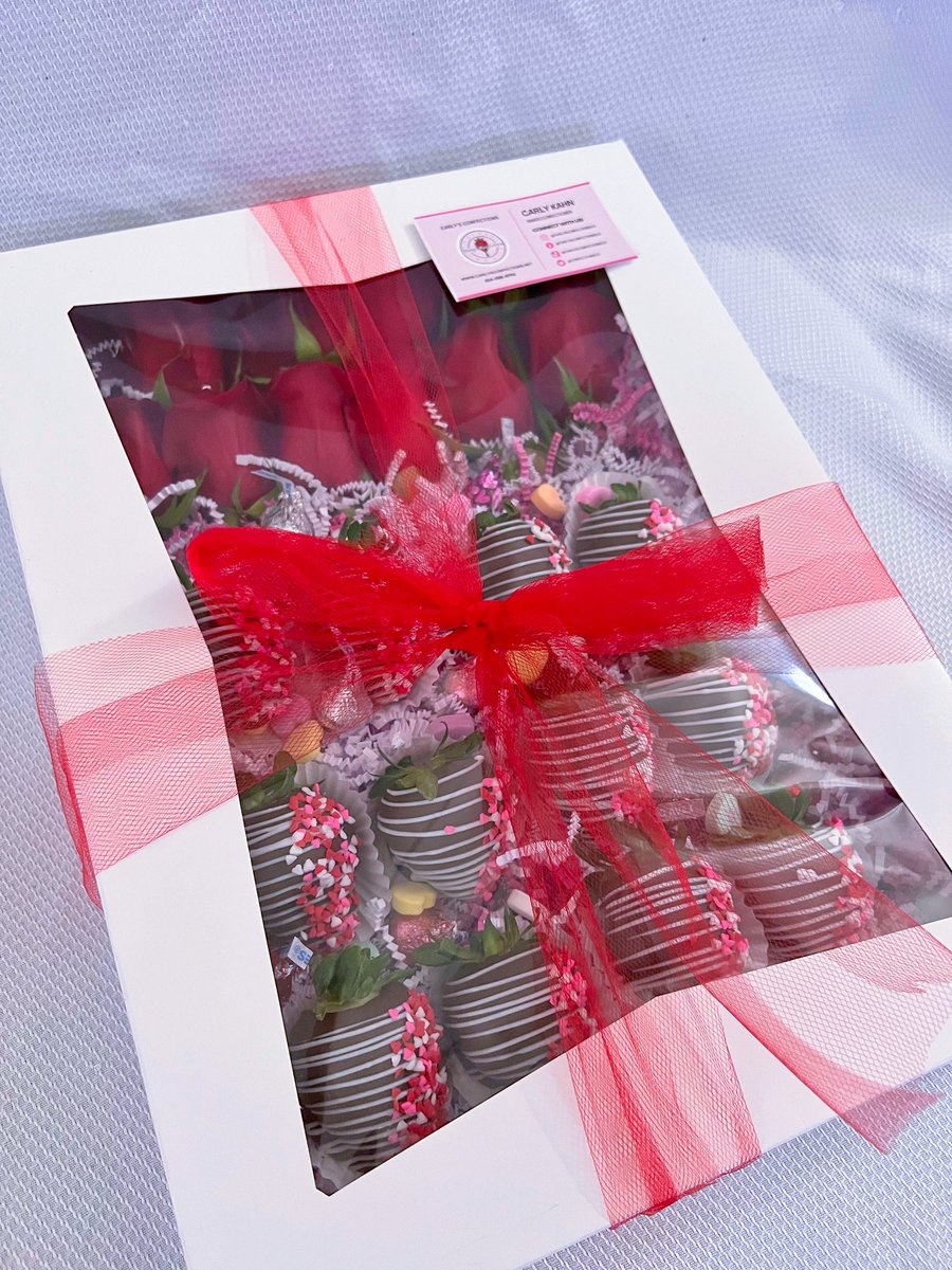 Our first Valentine’s Day order went out today, did you order yours yet? Click here to book before spots run out 🍓 forms.gle/VV6dbSeE8qqpKJ…