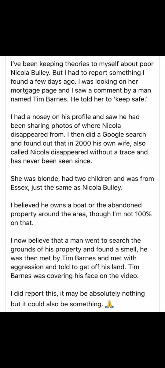 LeonCook22's tweet photo. https://t.co/fTeU0hw90c
What's all this new information come to light about this story anyone know? Wonder if any of this could be true? Just asking not saying it is anything to do with just wondering a possibility? What does everything think with this? #NicolaBulley https://t.co/sKVFStR2do