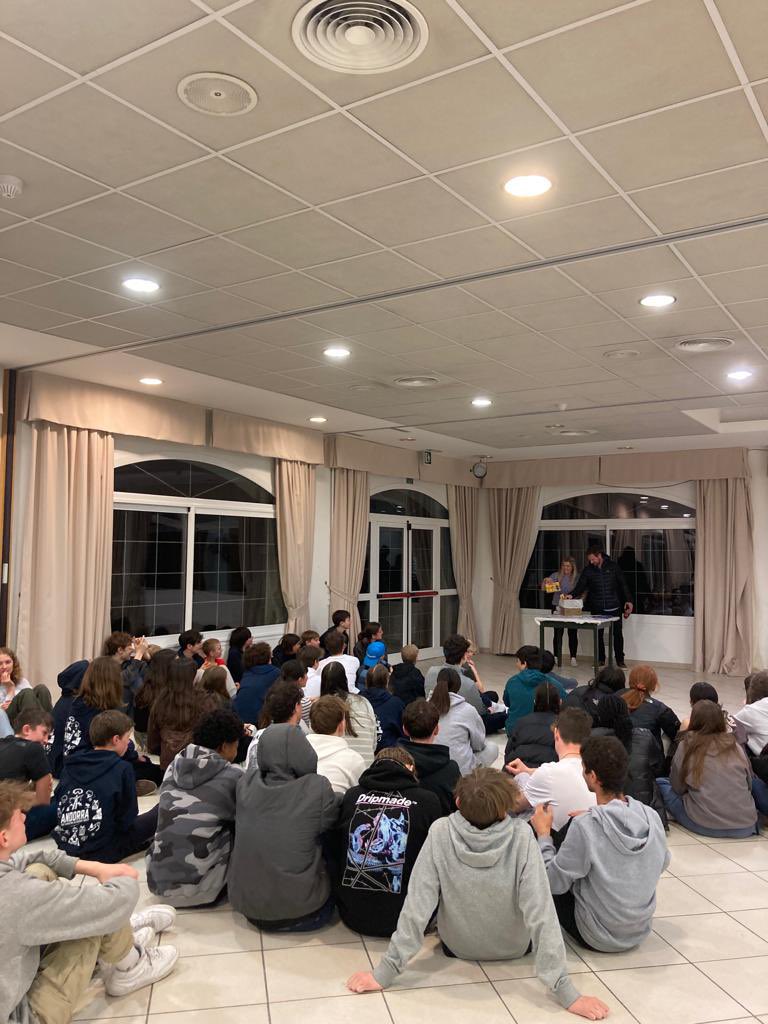 TheKingstonAca's tweet photo. Awards ceremony on our last evening #TKASki ⛷️ https://t.co/SwyEjOQHnr