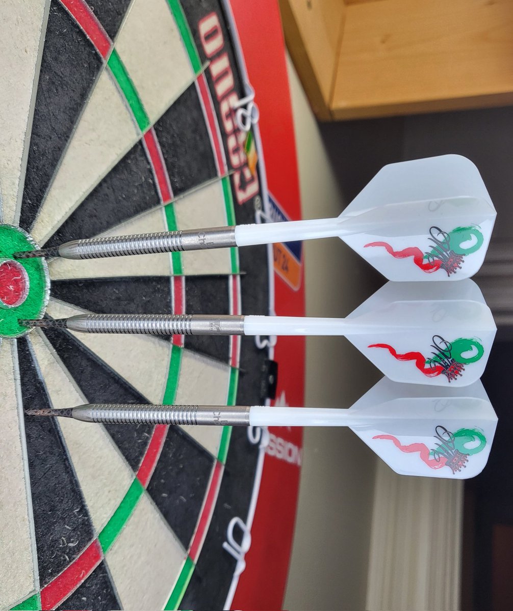 WorldWideDarts's tweet photo. A subscriber sent me these things. Could be new match darts! #evilcharlie https://t.co/Laz9UNFhk3