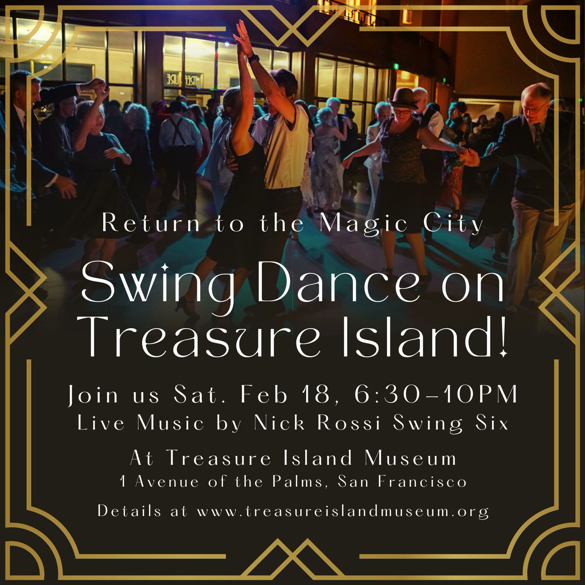 TIMuseum's tweet photo. It is only 8 days until the Swing Dance and it's not too late to get your tickets! General Admission tickets are still available and only $25!

Purchase tickets here: 
https://t.co/1DAsBe16jn https://t.co/qMIqLxw2JT