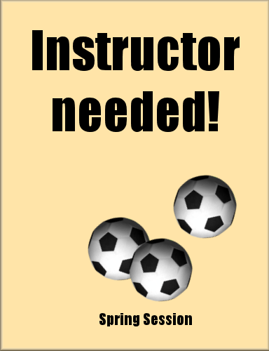We're looking for an instructor for Spring Soccer.
To instruct children ages 6-8. 
Tuesdays: 5:30-6:30pm
Contact us at programs@fhcakitchener.ca