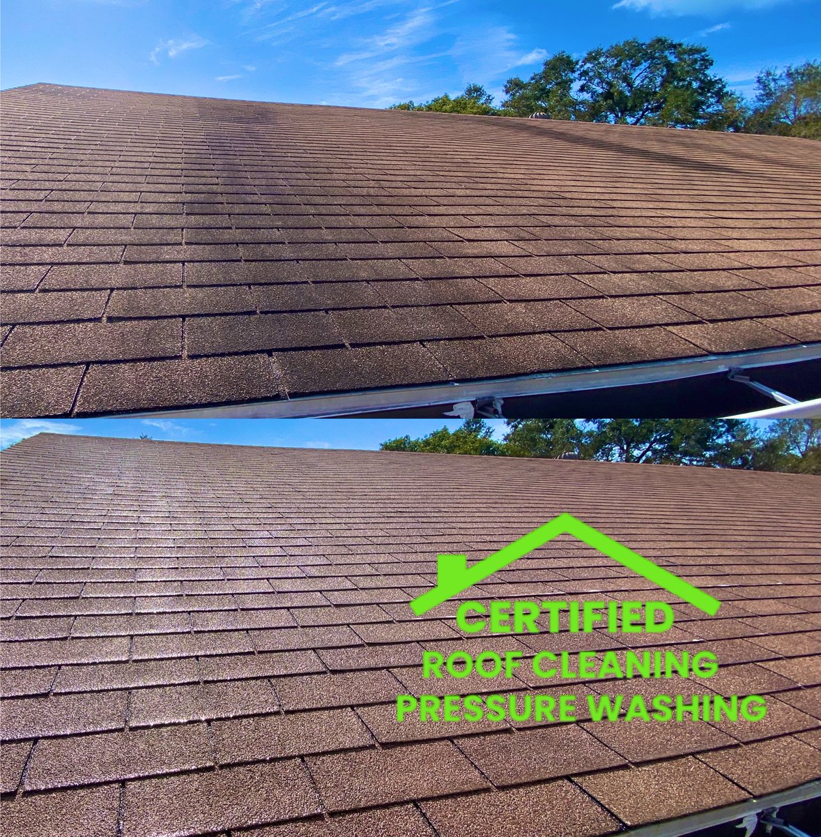 CertifiedRC's tweet photo. Another day another cleaned new roof🧼 #softwash #pressurewash #pinellas #fl #StPete https://t.co/8PrT6q4tzH https://t.co/X5DnocbB9M