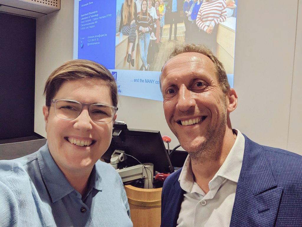 SEReuterLange's tweet photo. It has been such a great pleasure to host @christophestove as a @UniversitySA Visiting Research Fellow - have thoroughly enjoyed some great chats on all things #TDM #DBS #PopPK #NPS and all other acronyms. Thanks to @hosp_research for supporting such a great initiative! https://t.co/QnCLWCi1A4