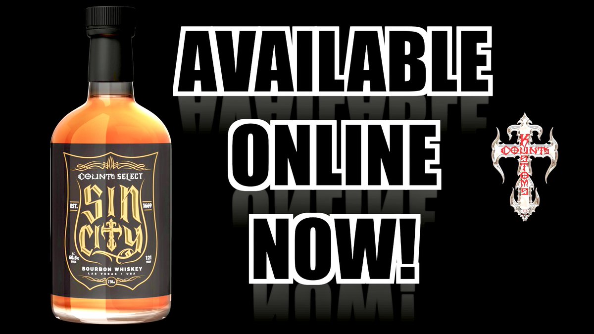 CountsKustoms's tweet photo. Count’s Select Bourbon Whiskey is available for order right now! Start your weekend off right by picking up a bottle of this wicked nectar that is over 120 proof! Link in our bio! #history #lasvegas #countskustoms #countingcars #bourbon #countsselect https://t.co/sM4NGOjFT4