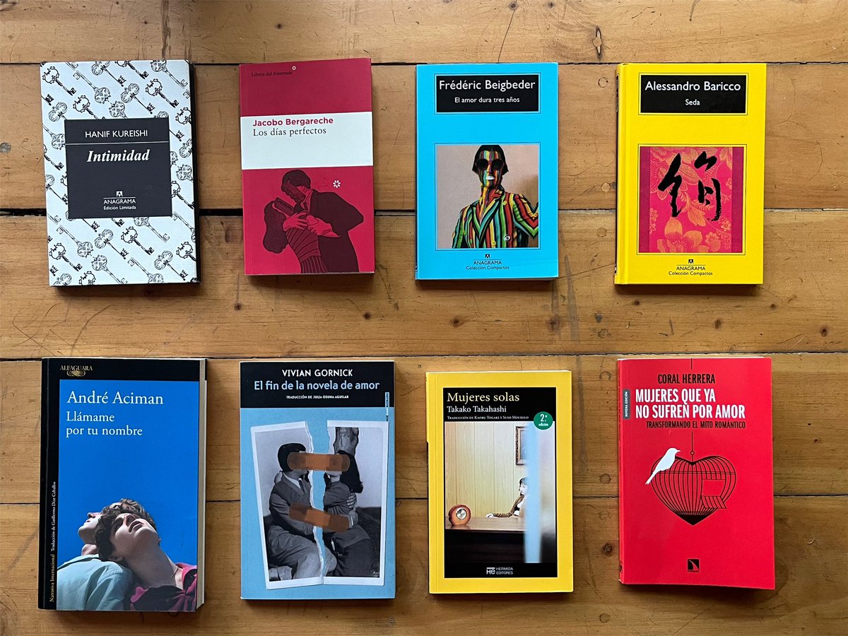 Hablemos de las tusas y el dolor de un amor fracasado. Estos son 8 libros que le recomiendo leer a cualquiera que esté pasando por ahí. Bienvenidos los aportes a esta lista.