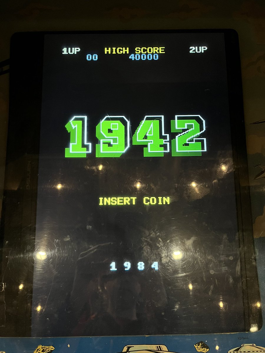jnuttclary's tweet photo. Playing one of my favorite games of all time at my favorite beer joint Good idea @neesiebeeclary @COTUbrew #oldschool80s #1942 #cotubrew https://t.co/TkIBO7WF1A