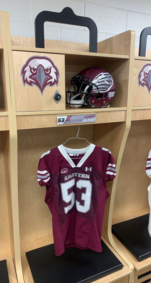 Had an amazing visit today and got blessed with an offer from <a href="/Coach_Crock/">Billy Crocker</a> of <a href="/EUEaglesFB/">Eastern University Football</a> !!Thank you for the invite coach !