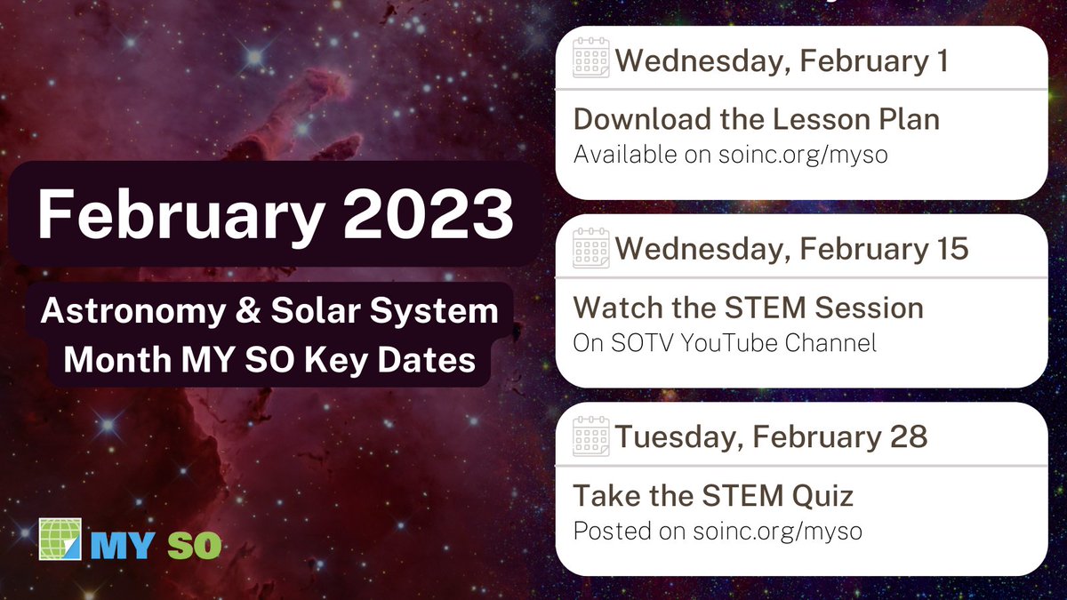 In search of weekend plans? Check out the new lesson plan for Astronomy &amp; the Solar System, where you get to design your own planet! 🪐🔭🚀🌎 Download it here! ➡️ soinc.org/myso