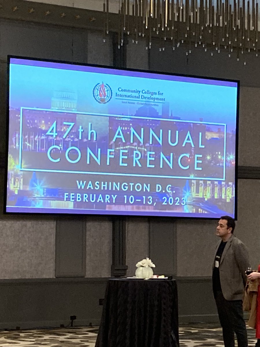 GRCPresJohnson's tweet image. Happening now: Representing GRC at Community Colleges for International Development 47th annual conference in Washington D.C. 
#GreenRiverCollege
