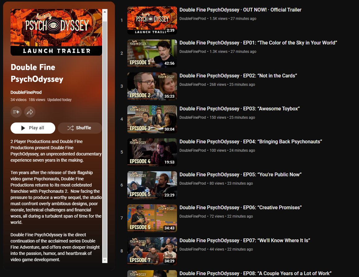 CH Mental Minx on Twitter "RT Wario64 Double Fine PsychOdyssey