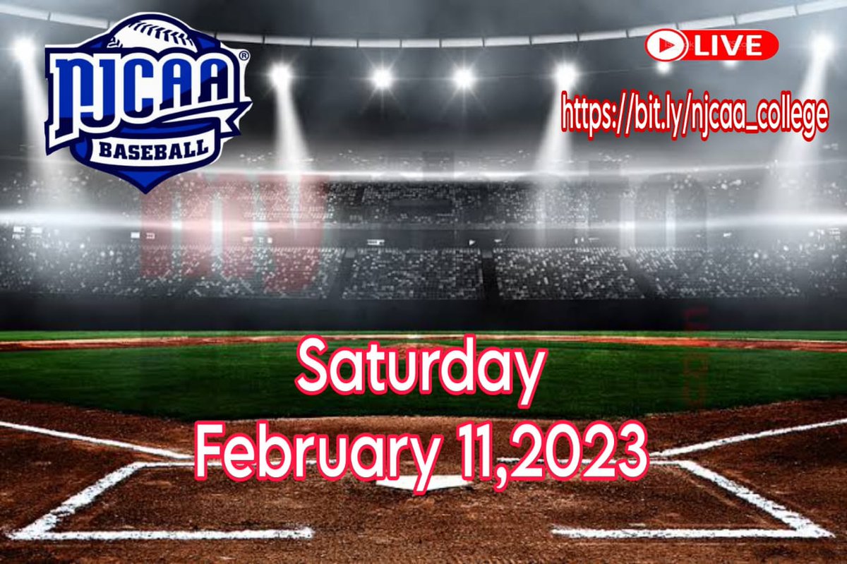 WATCH THIS NJCAA BASEBALL GAME LIVE
Tyler vs. Howard (TX)
📅: Saturday, February 11,2023
⏰: 2:00 PM EST
📺: bit.ly/njcaa_college

<a href="/hchawks/">Howard College Hawks</a> <a href="/HC_HawkBaseball/">Howard Baseball</a> <a href="/manias_aaron/">Aaron Manias</a> <a href="/pwayne333/">Parker Wayne</a> <a href="/ChrisBr49599079/">Chris Brown</a> <a href="/eli_stewart15/">Eli Stewart</a> <a href="/KarsonShepherd/">Karson</a> <a href="/MeaganSchrader3/">Meagan Schrader</a> <a href="/JamesPlacke/">James Placke</a>