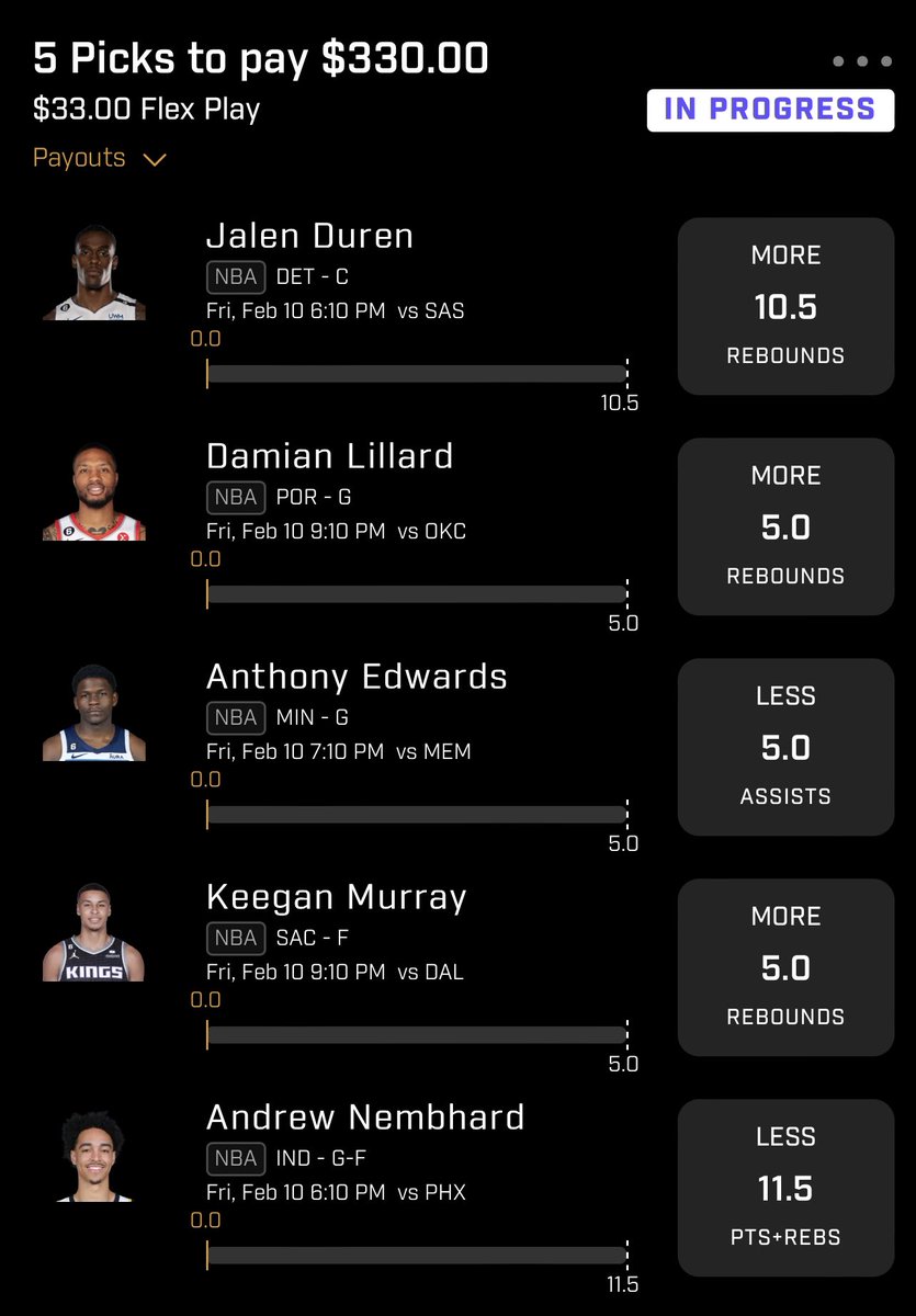 🚨🆓‼️FREE PLAY‼️🆓🚨

IT’S FLEX FRIDAYYYYYY🤑

You know what that means… free optimizer play

Here’s what we’re runnin today ⬇️

All picks made with the optimizer:
bigpickenergy.xyz/?=tw