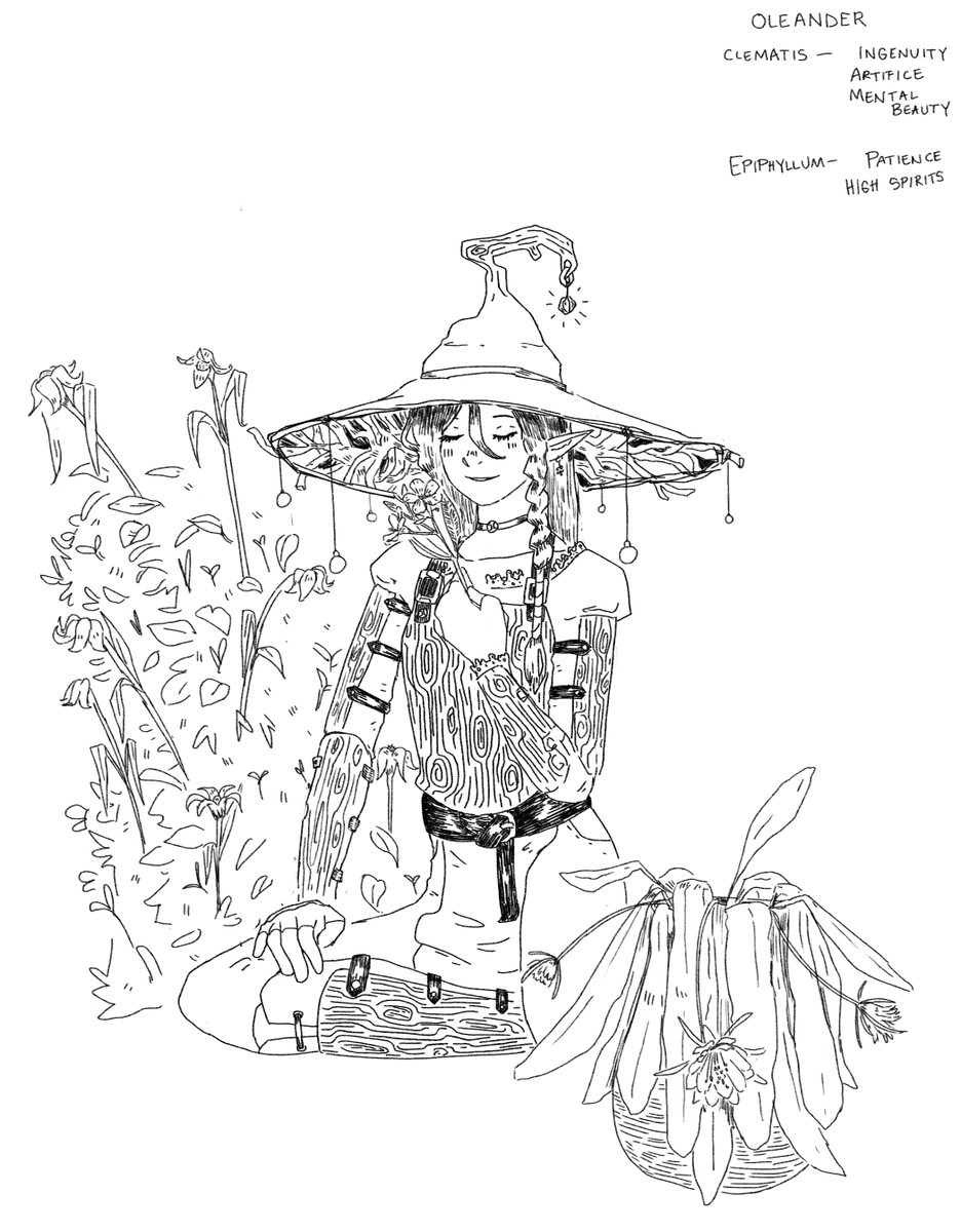 illustrationlex's tweet photo. flower commission :) https://t.co/9vnsov5IC8