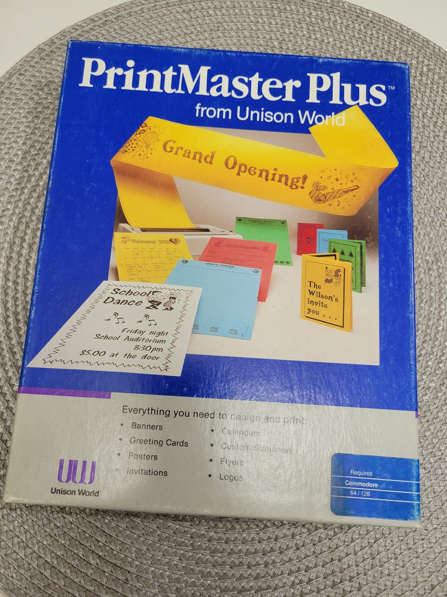 ikubex's tweet photo. A little late on printing February calendar. Received Printmaster Plus 💾🤗
#commodore #commodore64 #c64games #c64gaming #c64 #cbm #cbm64 #commodoregames #commodore64games #8bit #8bitgames #retrocomputing https://t.co/iawdUb7uap