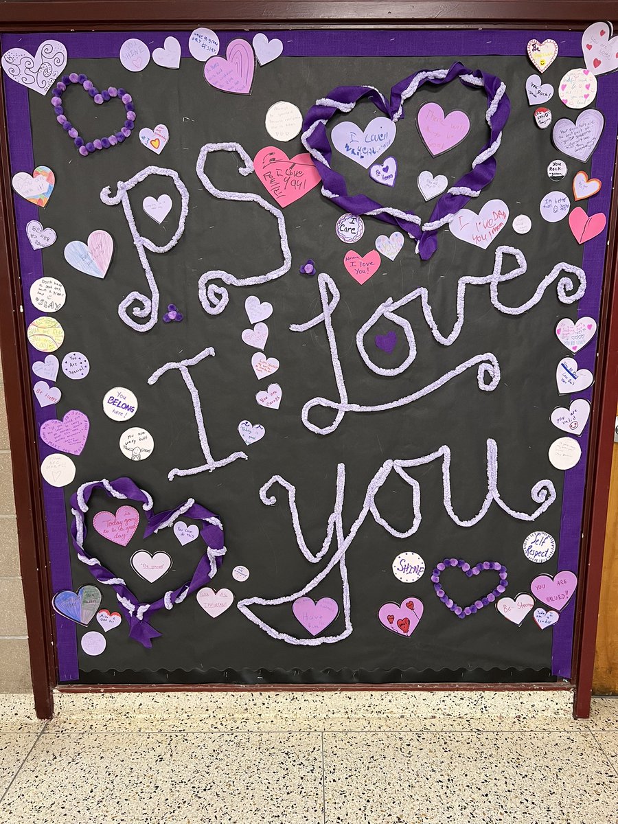 NoShCounselor's tweet photo. PS I Love You Week! Students learned coping skills, how to identify emotions and who to turn to for support. @drzublionis @CarolASmyth @RyanWOHara @NSMSVikingsAP @dcchill22 #psiloveyouday #MentalHealthAwareness https://t.co/BotqbAp73y