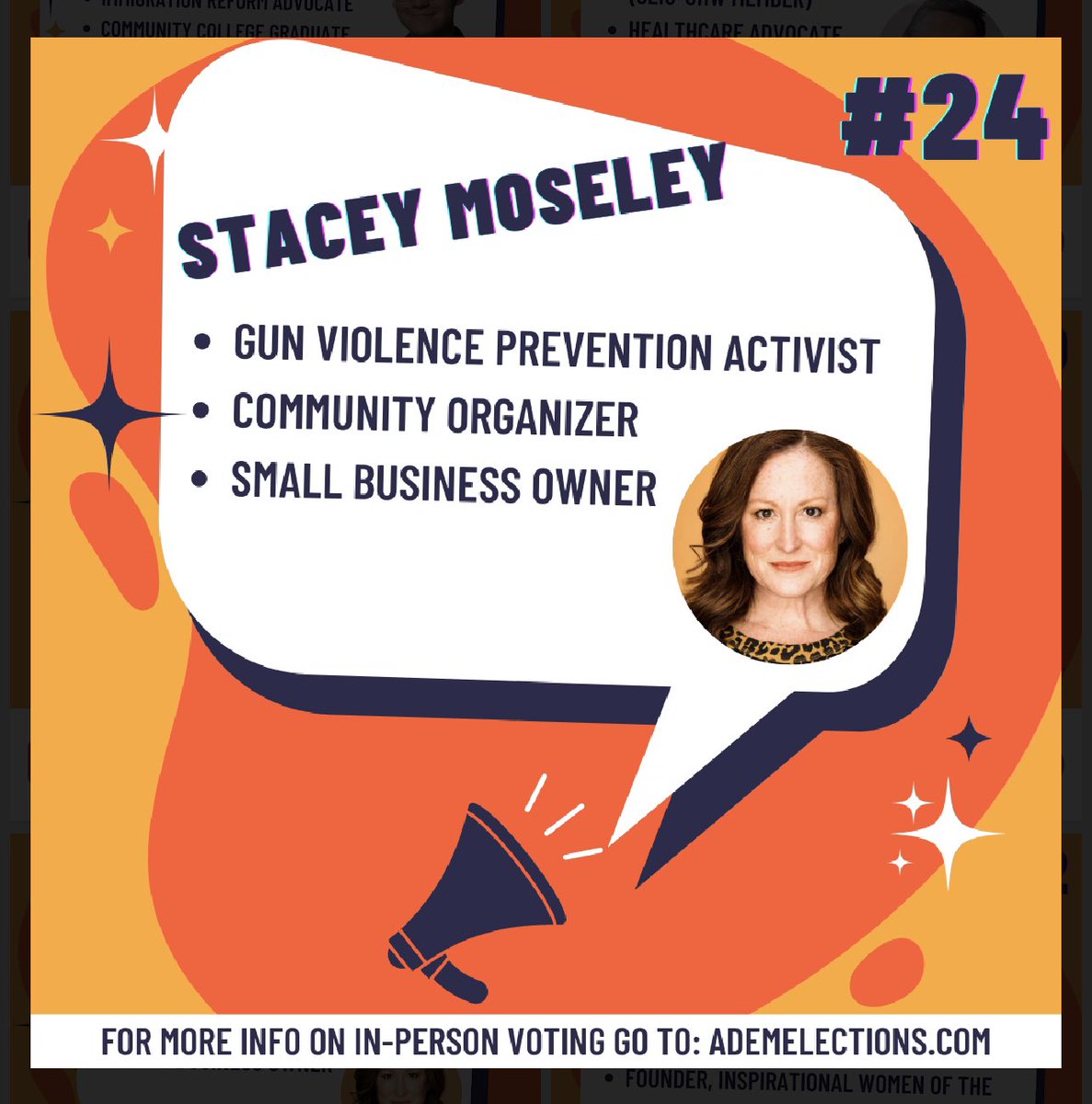 StaceyRMoseley's tweet photo. Oh hey 📣 Excited to announce that I won my #ADEM election for #AD46 along with my ENTIRE slate! Thrilled to begin this journey with these incredible activists and community organizers to help influence the CA Dem platform and candidates. #CALeg #CADEM https://t.co/4u3XnAnOAv