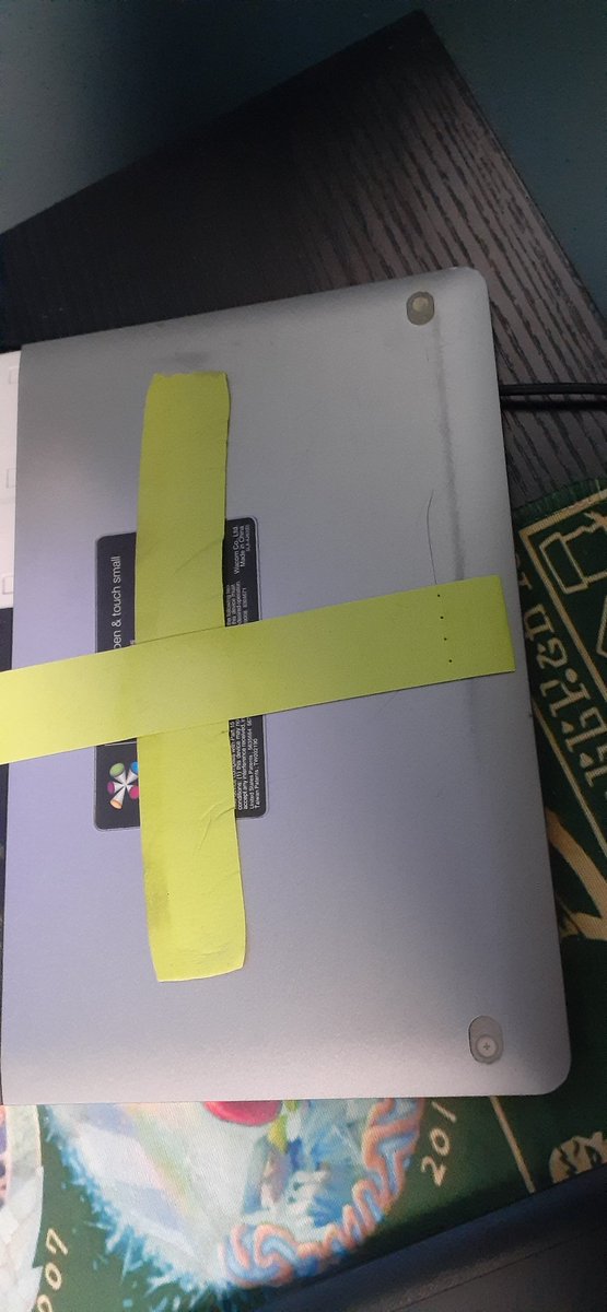 PSA for anyone with issues of tablets moving/sliding around. Slap some grip tape on the back its actually way better than rubber feet