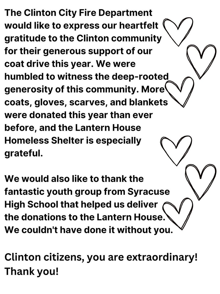 Clinton Fire Dept (@clintonfire) on Twitter photo 