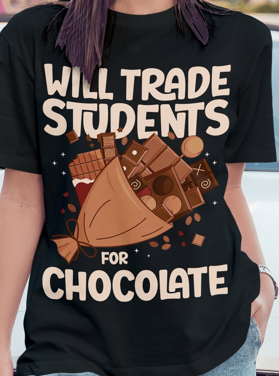 CHeckout this funny shirt 🤣...
⏬⏬⏬⏬⏬⏬⏬⏬⏬⏬⏬⏬⏬⏬
redbubble.com/i/t-shirt/Trad…

#funnyshirts #teacher #funnyteacher #teachers #teacherquotes #chocolate #chocolatelover #cocoa #funny #mathteacher #teaching #englishteacher #valentinesday #valentinesdaygift