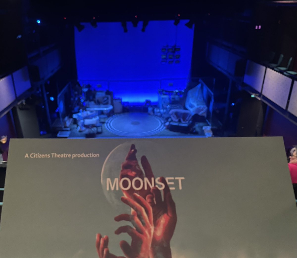 Wonderful, heartbreaking coming of age play by @MazzHamidi Perfect first live play for my 16 year old daughter #Moonset