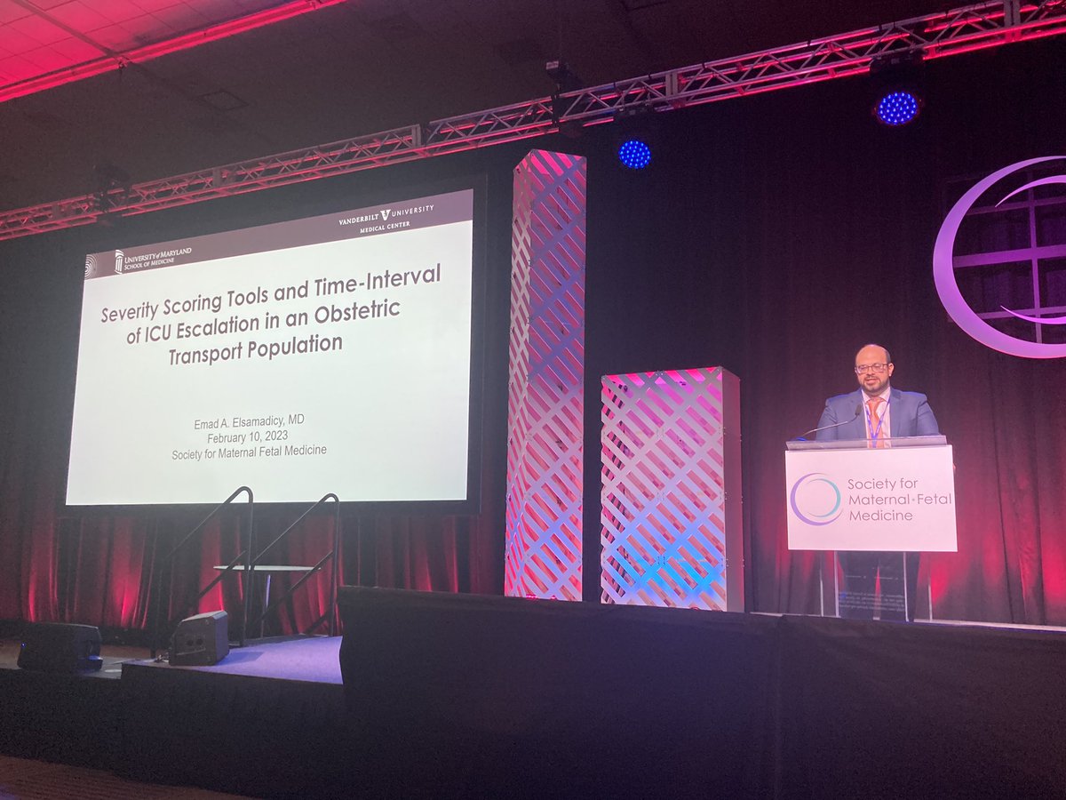 Severity Scoring Tools &amp; Time-Interval of ICU Escalation in Obstetric Transports by Dr. Emad Elsamadicy 
- APACHE-II best predictor for eventual ICU escalation
- Great work from my <a href="/UABHeersink/">UAB Heersink School of Medicine</a> classmate #SMFM23