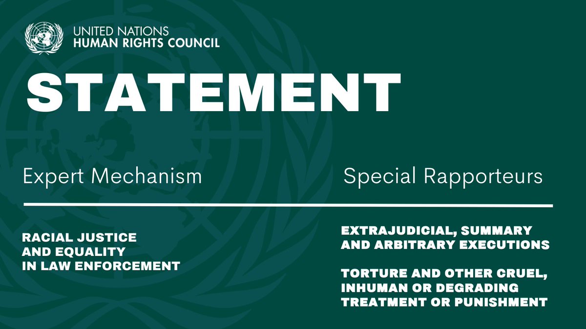 USA: @UN Human Rights Council-mandated independent experts have expressed grave concern over the deaths of #KeenanAnderson at the hands of the Los Angeles Police Department and #TyreNichols, after he was beaten by police in Memphis, Tennessee.

STATEMENT ➡️bit.ly/3xhsX0x