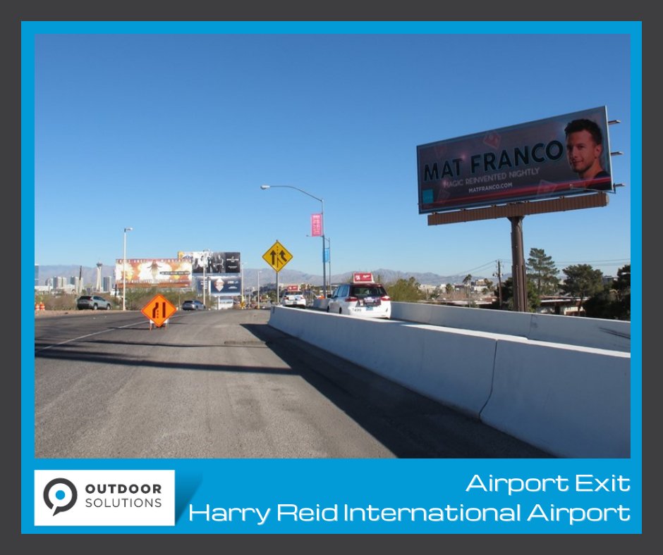 Mat Franco is back at the LINQ in Las Vegas! This digital billboard sits on the main traffic exit of Harry Reid Int Airport. Almost 40million people  passed this spot last year!

#harryreidinternationalairport #LAS #lasvegas #digitalbillboard #OOH #outofhome #outofhomeadvertising
