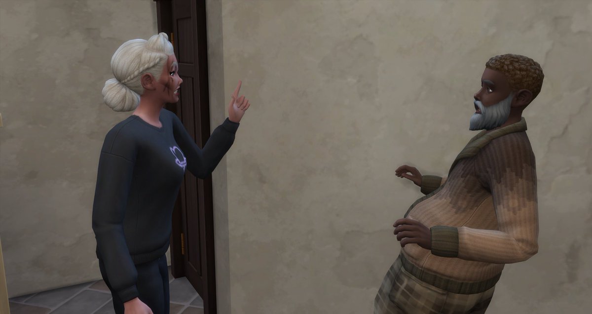 MsShadami's tweet photo. #Dorna and #Taad have a son together then they hear about a tragedy, an entire armada getting wiped out by the borg. They have a fight. But Dorna is already pregnant again, and they've separated. Can they make up? Or is it over? #StarTrek #Tellarite #Sims4 https://t.co/vIpZ2wLJTl