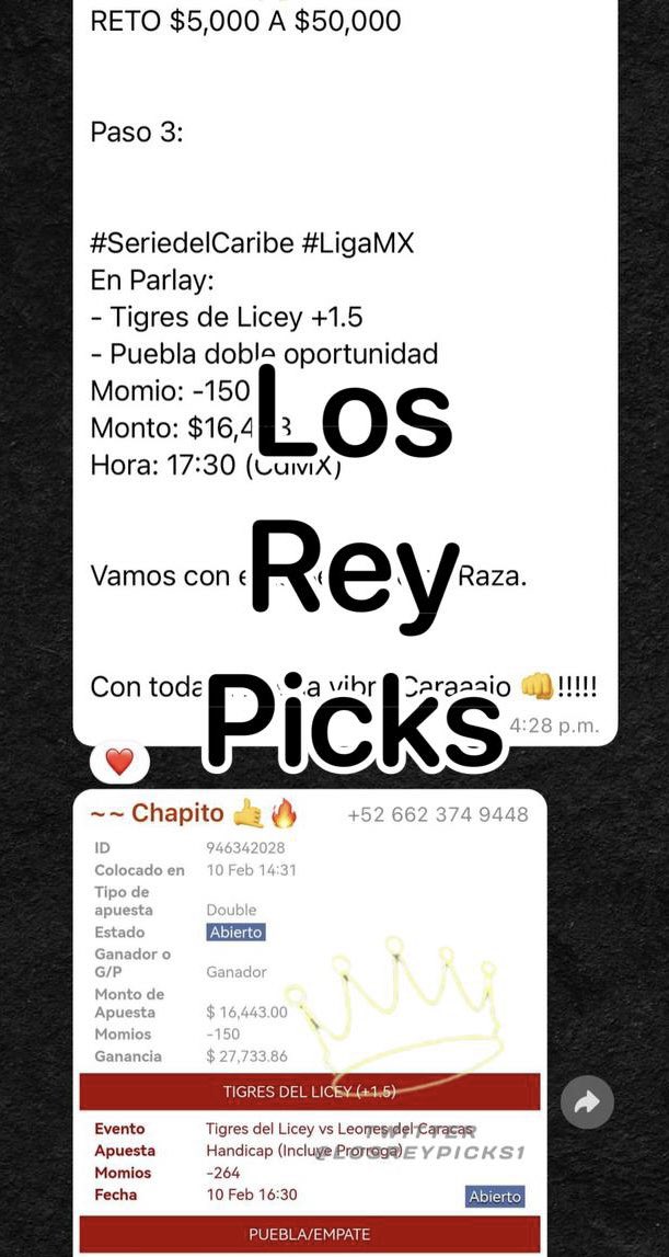 Apuesta del reto escalera de Chapito, paso 3